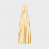 Gala - Satiinist Halter Kleid