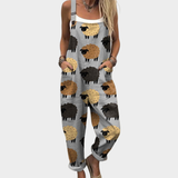 Mugav trükitud jumpsuit