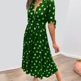Mónica - Elegantne Täpiline Kleid