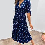 Mónica - Elegantne Täpiline Kleid