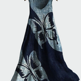 Liblikate Muster Kleid