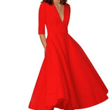 Laura - Naiste Midi Kleid