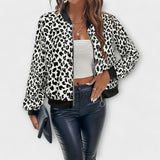 Raquel - Elegantne Leopardimuster Jakk