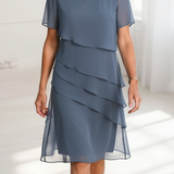 Lídia - Elegantne Mugavuse Ruffle Kleit