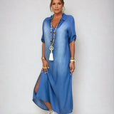 Ibiza - Denim Maxi Kleid