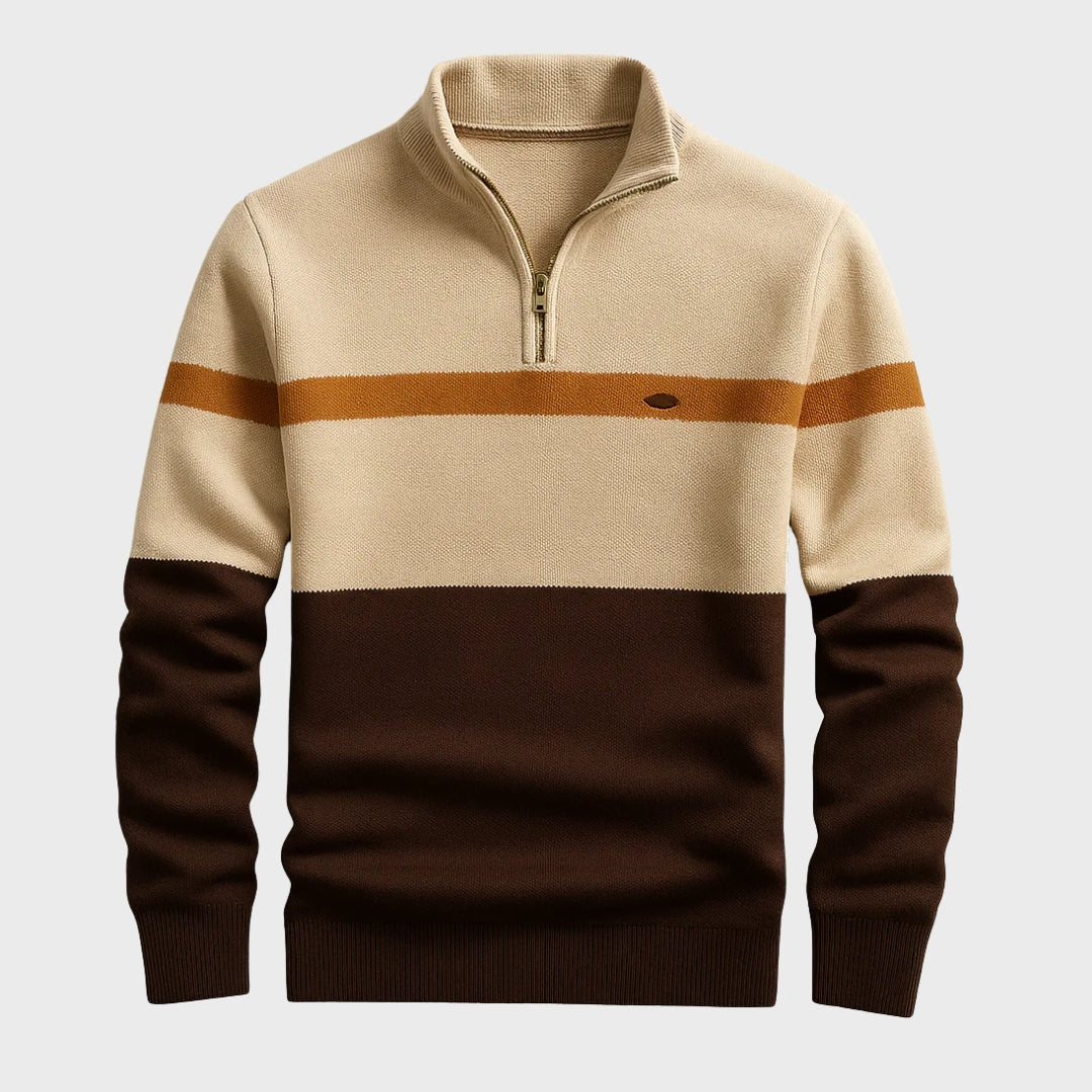 Afonso - Sweatshirt Quarter-Zip Klassikaline