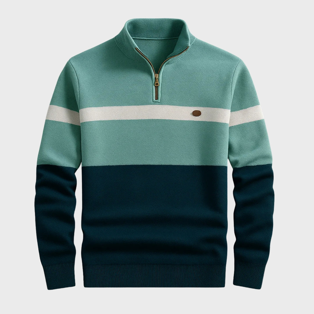 Afonso - Sweatshirt Quarter-Zip Klassikaline