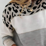 Júlia - Casual Leopardimustriga T-särk