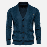 Francisco - Cardigan Argyle Pehme Segus