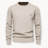 Miguel - Ümmarguse Kaelusega Kootud Pullover