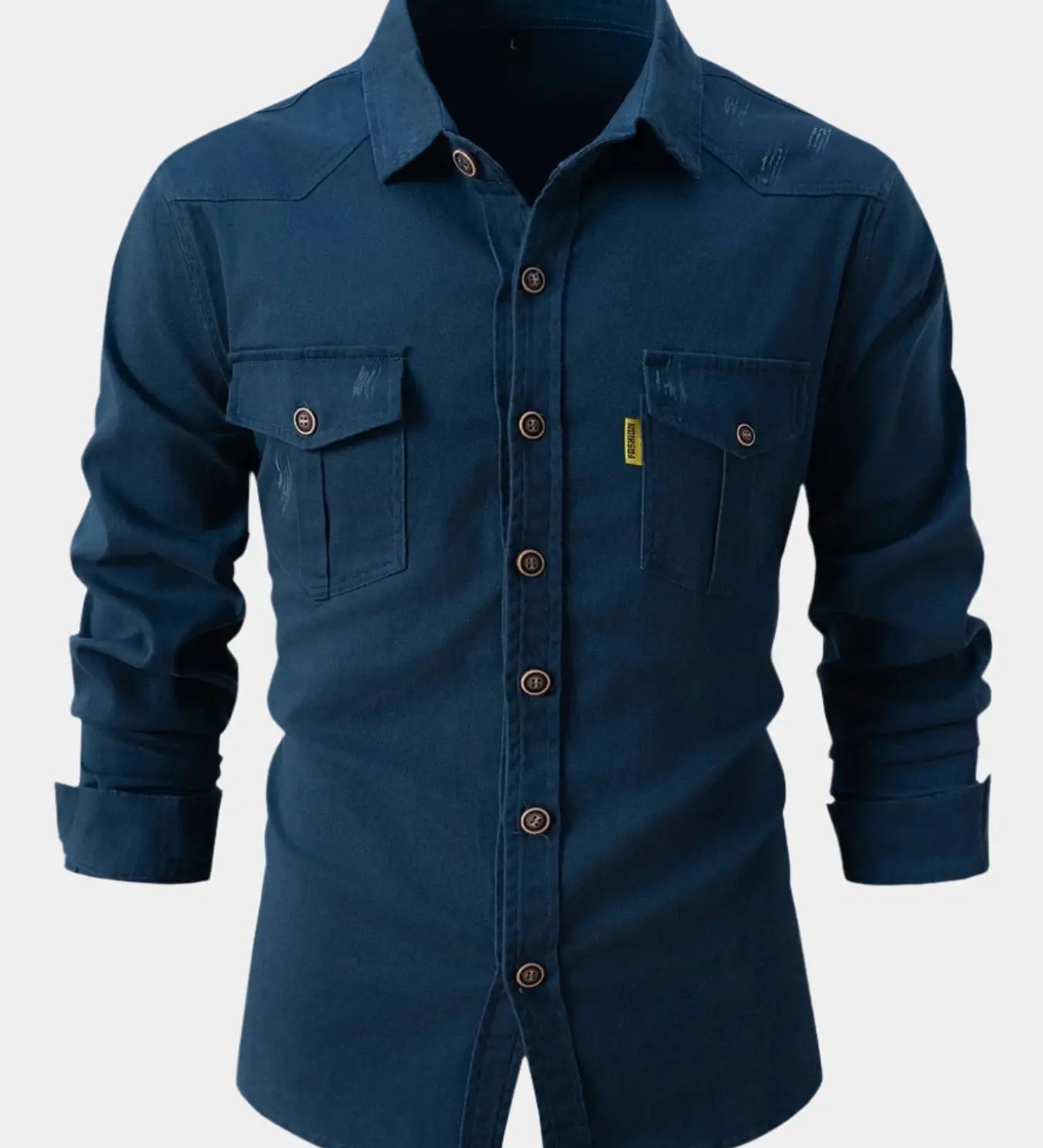 Denim Segamise Särk - Nööbid