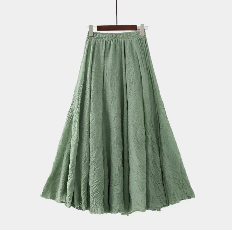 Elegantne Kõrge Vööga Seelik