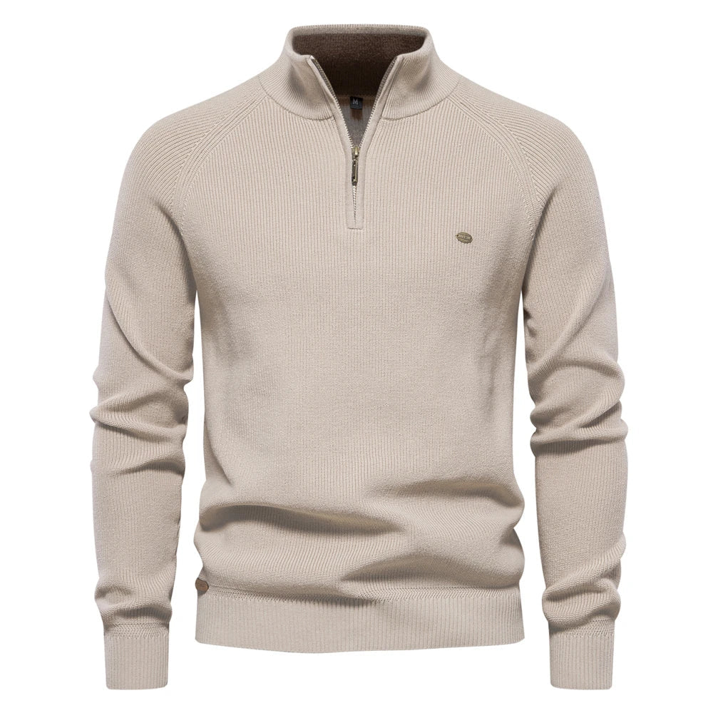 Pooltõmbliga pullover - Hingav