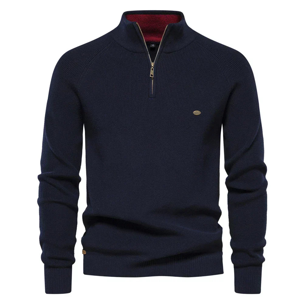 Pooltõmbliga pullover - Hingav