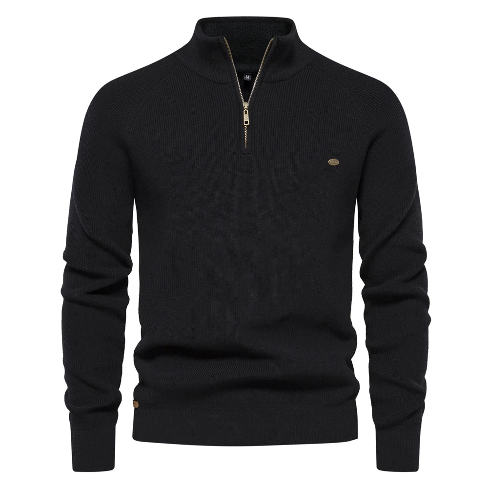 Pooltõmbliga pullover - Hingav