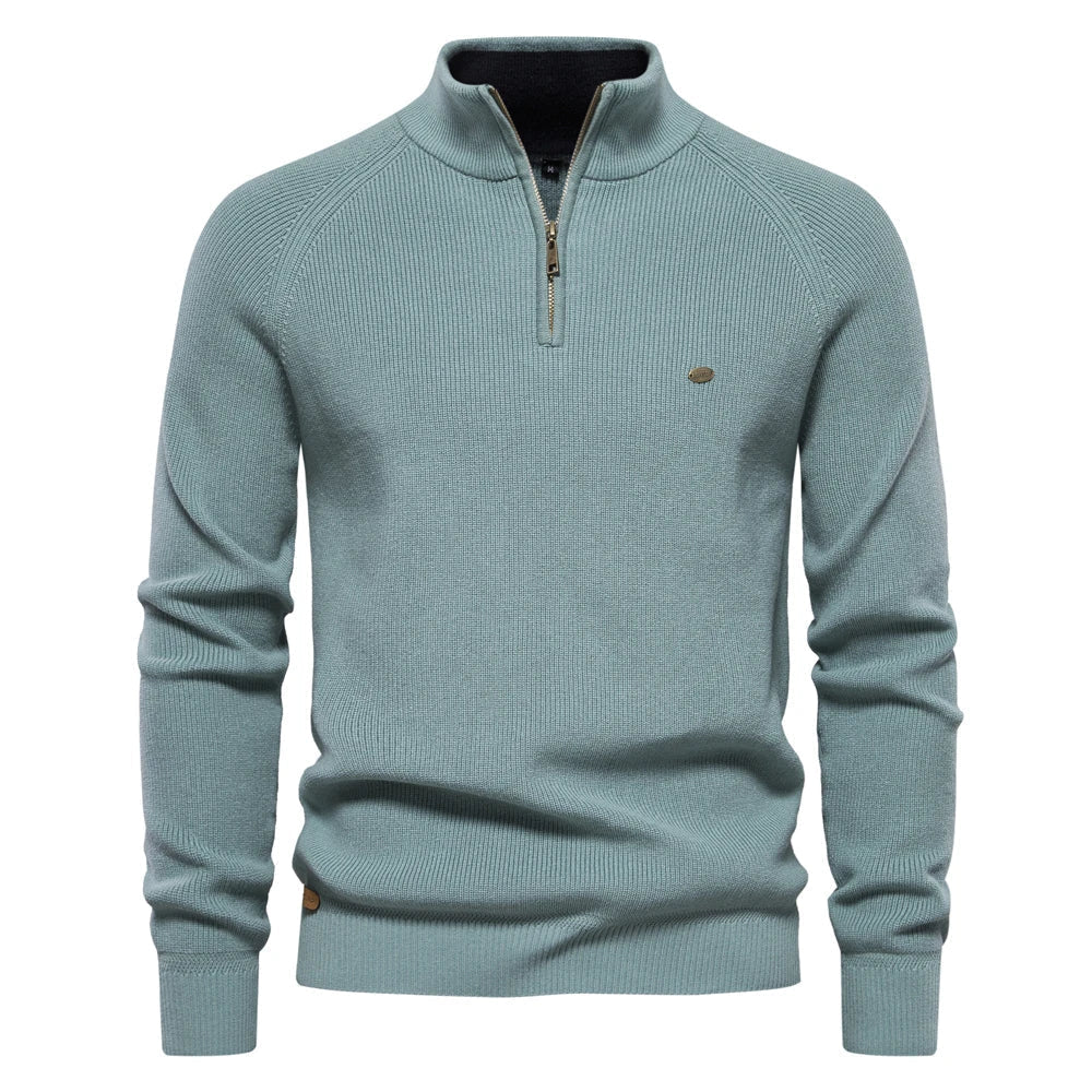 Pooltõmbliga pullover - Hingav
