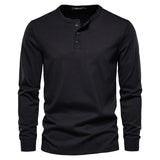 Henley Särk - Pehme Hingav Segu