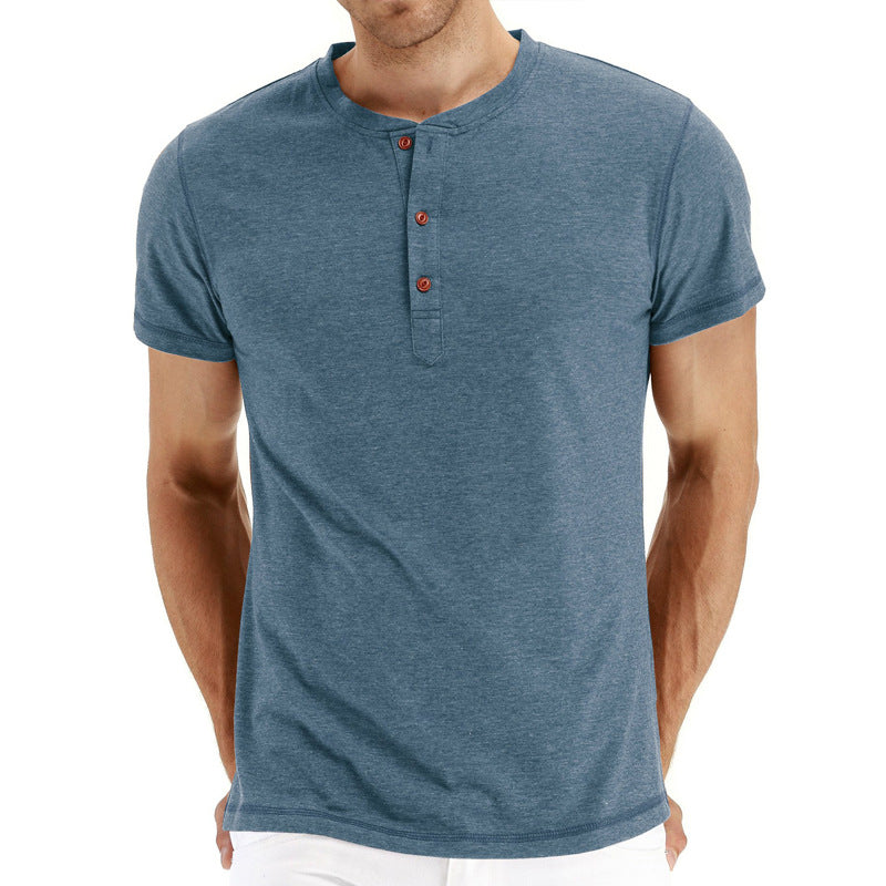 T-särk Henley - Pehme Kanga Kaelus