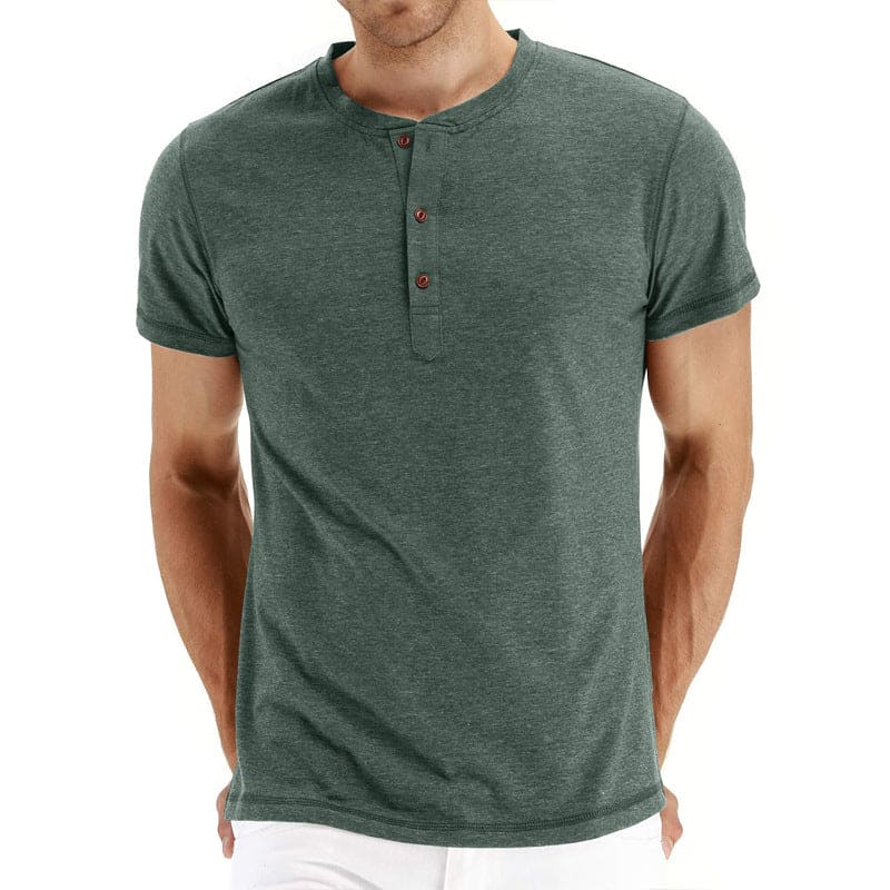 T-särk Henley - Pehme Kanga Kaelus