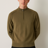 Kootud Pullover - Poolne Lukk