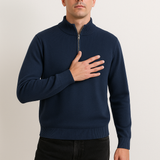 Kootud Pullover - Poolne Lukk