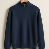 Kootud Pullover - Poolne Lukk
