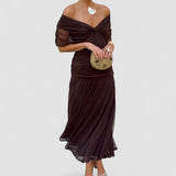 Luana - Elegantne V-kaelusega kleit