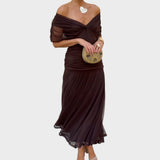 Luana - Elegantne V-dekoltee kleit