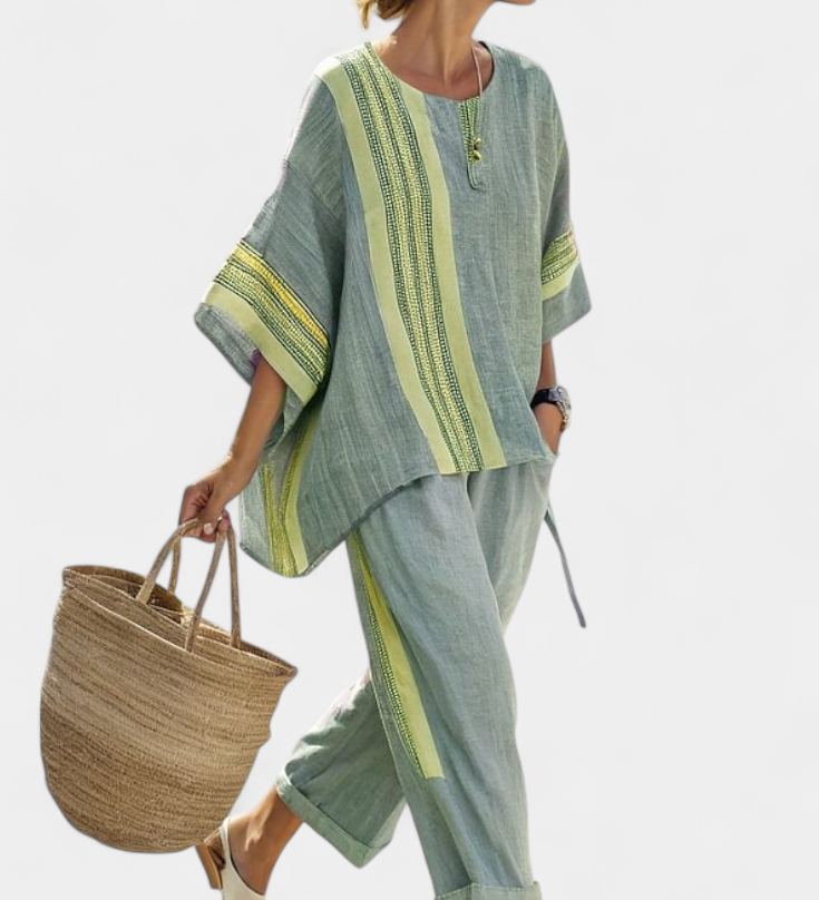 Lorena - Boho Linas ja Bambu Komplekt