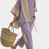 Lorena - Boho Linase ja Bambu Komplekt