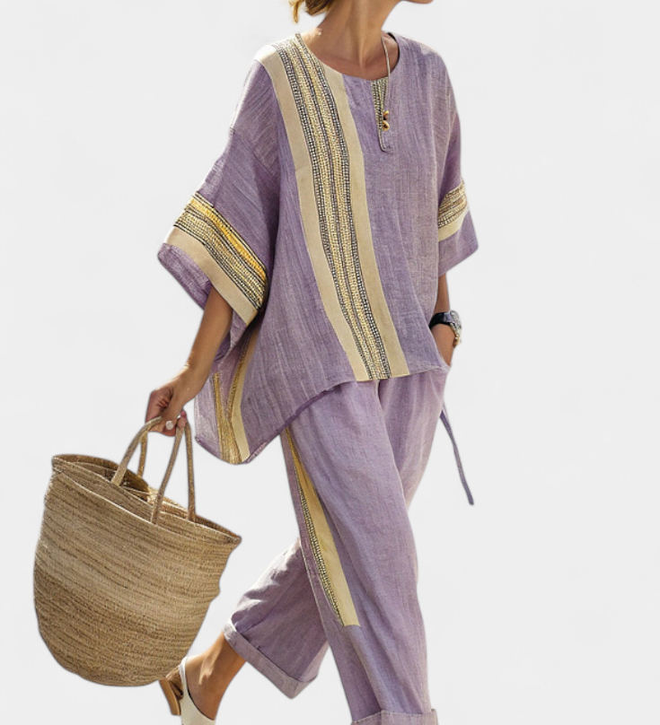 Lorena - Boho Linas ja Bambu Komplekt