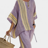 Lorena - Boho Linase ja Bambu Komplekt