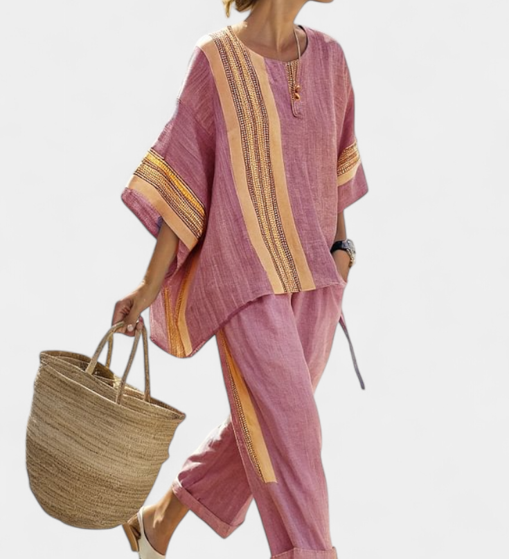 Lorena - Boho Linas ja Bambu Komplekt