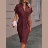 Caia - Midi Ümbrik Kleid