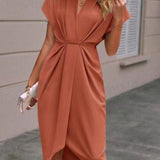 Caia - Midi Ümbrik Kleid