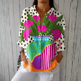 Odete - Lilledega Vase Prindiga Blus