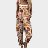 Mugav trükitud jumpsuit