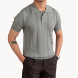 Polo - Tekstuuritud Jacquard Segu