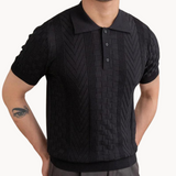 Polo - Tekstuuritud Jacquard Segu