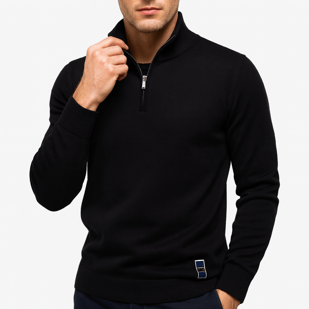 Zipperiga Kampsun - Slim Fit