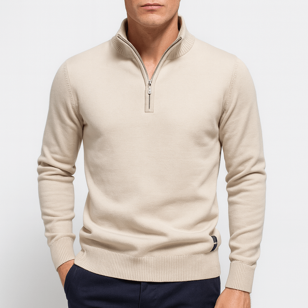 Zipperiga Kampsun - Slim Fit