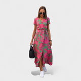 Roosa Liilia - Boho Chic Kleid