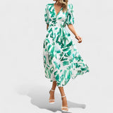 Clara - Elegantne Lilleline Midi Kleid