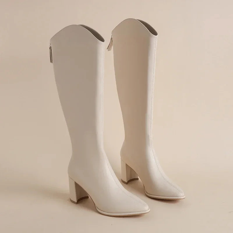 Hilda - Paksu kontsaga ja elegantsed talvesaapad