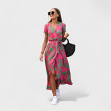 Roosa Liilia - Boho Chic Kleit