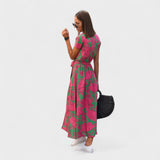 Roosa Liilia - Boho Chic Kleid