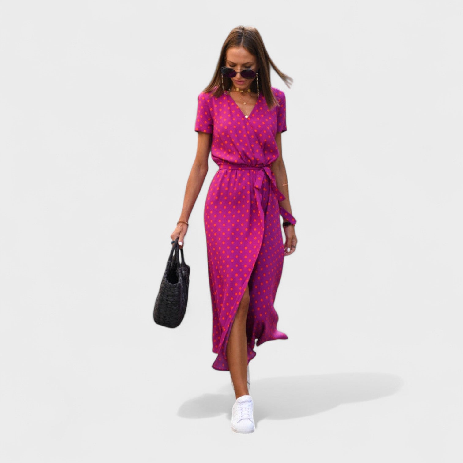 Roosa Liilia - Boho Chic Kleit