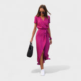 Roosa Liilia - Boho Chic Kleit
