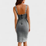 Valéria - Denim kleit