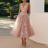 Catarina - Elegantne Midi Kleit